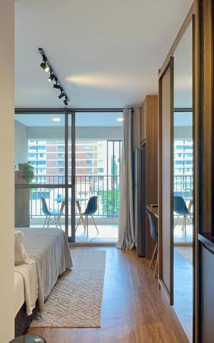 Studio à venda com 28m², 1 quarto e sem vaga Studio à venda com 28m², 1 quarto e sem vagaCozinha