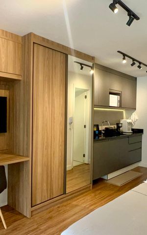 Studio à venda com 28m², 1 quarto e sem vaga Studio à venda com 28m², 1 quarto e sem vagaStudio