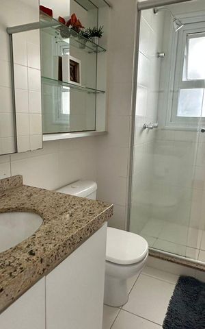 Apartamento à venda com 94m², 2 quartos e 2 vagas Apartamento à venda com 94m², 2 quartos e 2 vagasBanheiro