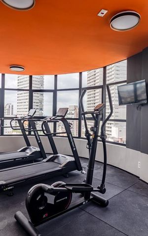 Studio para alugar com 25m², 1 quarto e sem vaga Studio para alugar com 25m², 1 quarto e sem vagaÁrea comum - Academia