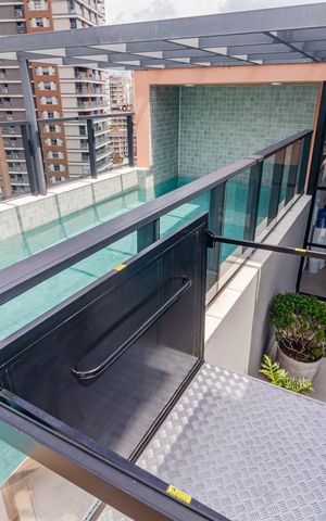 Studio para alugar com 25m², 1 quarto e sem vaga Studio para alugar com 25m², 1 quarto e sem vagaÁrea comum - Piscina