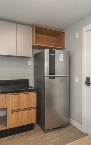 Apartamento à venda com 37m², 1 quarto e 1 vagaCozinha