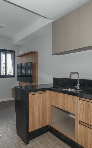 Apartamento à venda com 37m², 1 quarto e 1 vagaCozinha