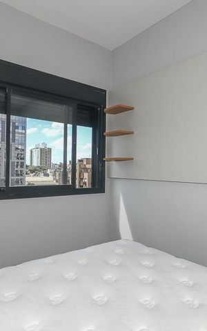 Apartamento à venda com 37m², 1 quarto e 1 vagaQuarto