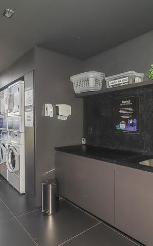 Apartamento à venda com 37m², 1 quarto e 1 vagaLavanderia