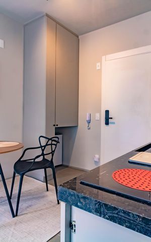Studio para alugar com 32m², 1 quarto e sem vaga