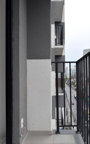 Studio para alugar com 26m², 1 quarto e sem vagaVaranda