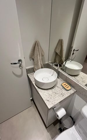 Apartamento para alugar com 55m², 1 quarto e 2 vagas