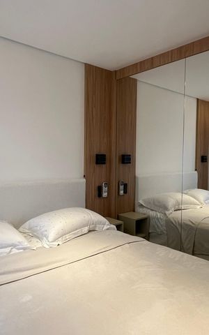 Apartamento para alugar com 55m², 1 quarto e 2 vagas