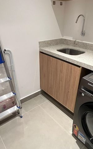 Apartamento para alugar com 55m², 1 quarto e 2 vagas