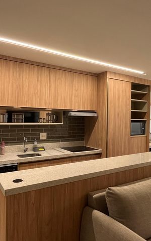 Apartamento para alugar com 55m², 1 quarto e 2 vagas