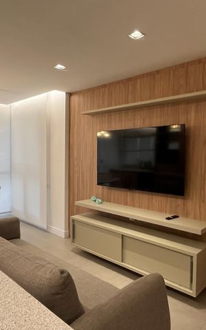 Apartamento para alugar com 55m², 1 quarto e 2 vagas