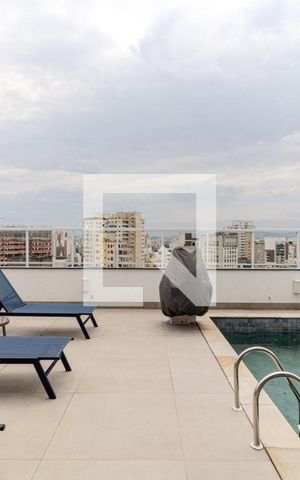 Apartamento para alugar com 37m², 1 quarto e sem vaga