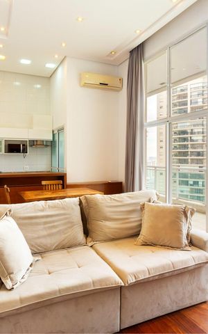 Apartamento para alugar com 112m², 1 quarto e 2 vagas Apartamento para alugar com 112m², 1 quarto e 2 vagasSala