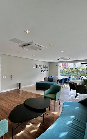 Apartamento para alugar com 38m², 1 quarto e 1 vagaSalão de Festas