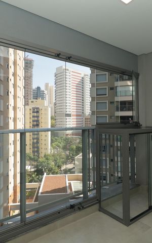 Apartamento à venda com 41m², 1 quarto e 1 vagaVaranda