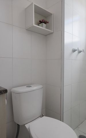 Apartamento à venda com 54m², 2 quartos e 1 vaga Apartamento à venda com 54m², 2 quartos e 1 vagaBanheiro da Suíte