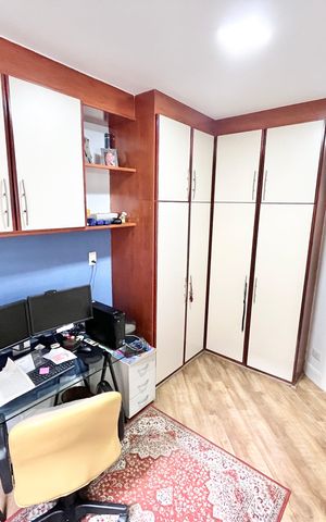 Apartamento à venda com 117m², 4 quartos e 3 vagas Apartamento à venda com 117m², 4 quartos e 3 vagasQuarto 2 Suíte
