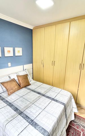 Apartamento à venda com 117m², 4 quartos e 3 vagas Apartamento à venda com 117m², 4 quartos e 3 vagasQuarto 3 - Suíte