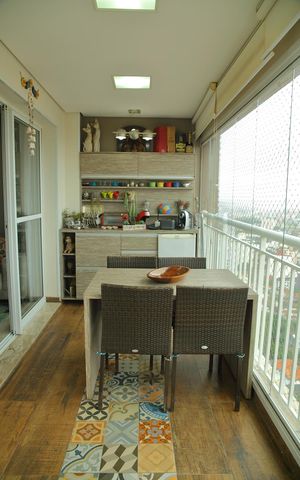 Apartamento à venda com 104m², 3 quartos e 3 vagasVaranda da Sala