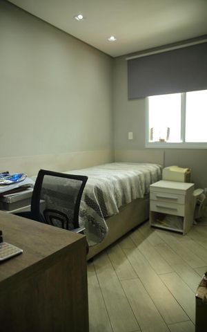 Apartamento à venda com 104m², 3 quartos e 3 vagasQuarto 3 