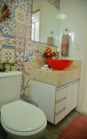 Apartamento à venda com 104m², 3 quartos e 3 vagasBanheiro Suíte 1 