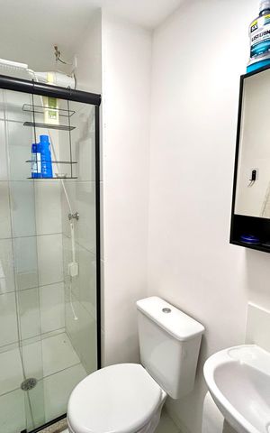 Apartamento à venda com 36m², 2 quartos e sem vaga Apartamento à venda com 36m², 2 quartos e sem vagaBanheiro
