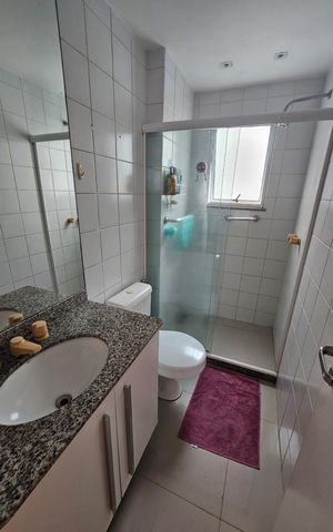 Apartamento à venda com 89m², 3 quartos e 1 vaga Apartamento à venda com 89m², 3 quartos e 1 vagaBanheiro do Quarto 2