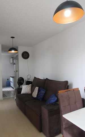 Apartamento à venda com 46m², 2 quartos e 1 vagaSala