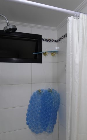 Apartamento à venda com 116m², 2 quartos e 2 vagasBanheiro da Suíte 1