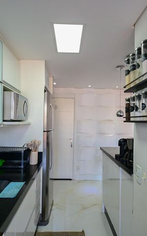 Apartamento à venda com 65m², 2 quartos e 1 vagaCozinha