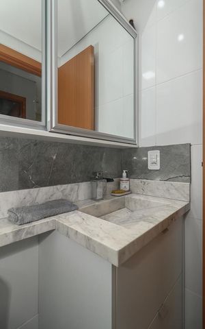 Apartamento à venda com 46m², 2 quartos e 1 vagaQuarto Banheiro