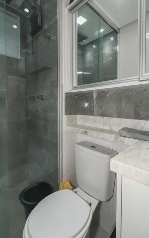 Apartamento à venda com 46m², 2 quartos e 1 vagaBanheiro