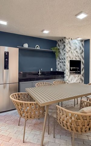 Apartamento à venda com 28m², 1 quarto e sem vaga Apartamento à venda com 28m², 1 quarto e sem vagaChurrasqueira