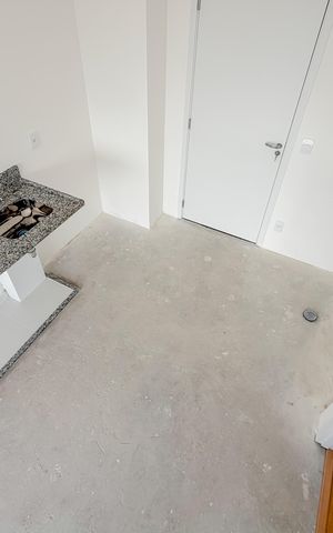 Apartamento à venda com 28m², 1 quarto e sem vaga Apartamento à venda com 28m², 1 quarto e sem vagaCozinha e Área de Serviço