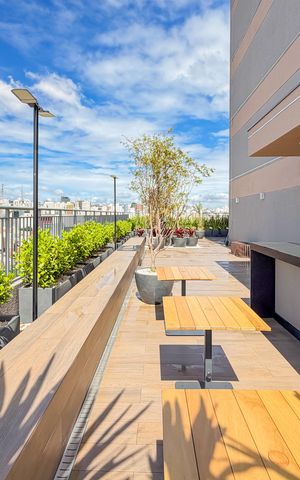 Apartamento à venda com 28m², 1 quarto e sem vaga Apartamento à venda com 28m², 1 quarto e sem vagaRooftop