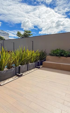 Apartamento à venda com 28m², 1 quarto e sem vaga Apartamento à venda com 28m², 1 quarto e sem vagaLounge - Área Externa