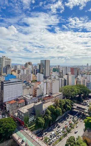Apartamento à venda com 28m², 1 quarto e sem vaga Apartamento à venda com 28m², 1 quarto e sem vagaVista da Varanda