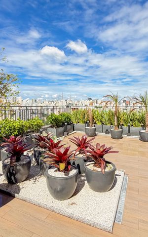 Apartamento à venda com 28m², 1 quarto e sem vaga Apartamento à venda com 28m², 1 quarto e sem vagaRooftop
