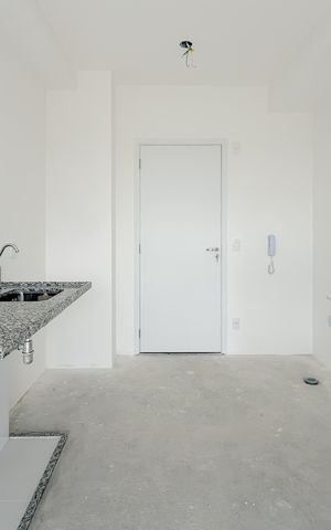 Apartamento à venda com 28m², 1 quarto e sem vaga Apartamento à venda com 28m², 1 quarto e sem vagaCozinha e Área de Serviço
