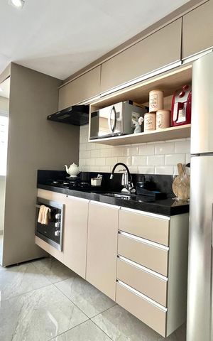 Apartamento à venda com 34m², 1 quarto e sem vaga Apartamento à venda com 34m², 1 quarto e sem vagaCozinha