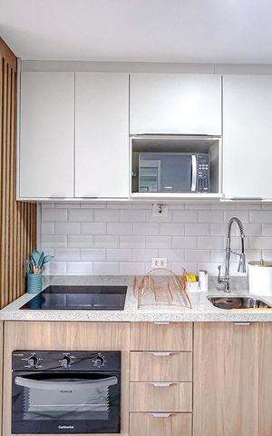 Studio à venda com 28m², 1 quarto e sem vagaCozinha