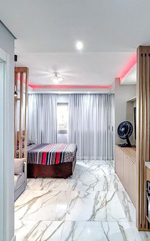 Studio à venda com 28m², 1 quarto e sem vagaCozinha