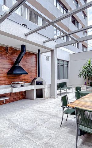 Studio à venda com 28m², 1 quarto e sem vagaÁrea comum - Churrasqueira