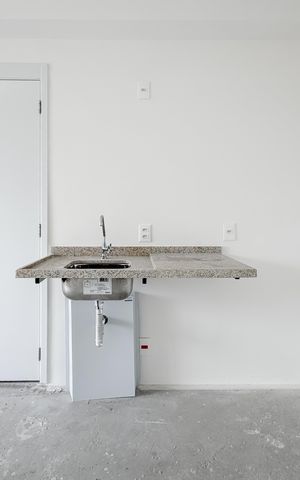 Studio à venda com 32m², 1 quarto e sem vaga Studio à venda com 32m², 1 quarto e sem vagaCozinha