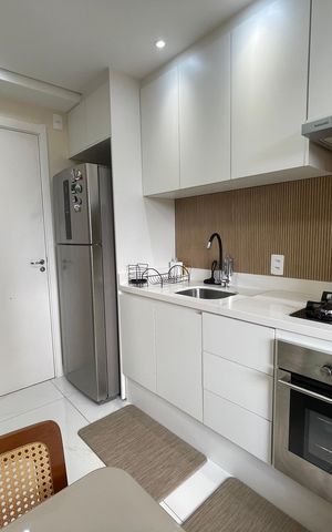 Apartamento à venda com 35m², 2 quartos e sem vaga Apartamento à venda com 35m², 2 quartos e sem vagaCozinha e Área de Serviço