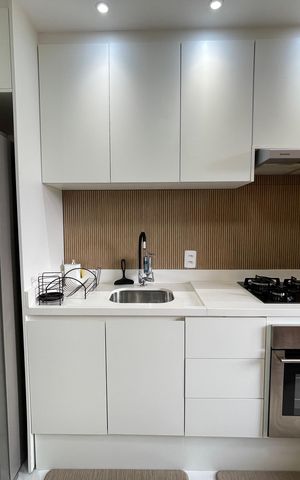 Apartamento à venda com 35m², 2 quartos e sem vaga Apartamento à venda com 35m², 2 quartos e sem vagaCozinha e Área de Serviço