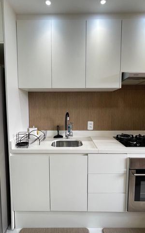 Apartamento à venda com 35m², 2 quartos e sem vaga Apartamento à venda com 35m², 2 quartos e sem vagaCozinha e Área de Serviço