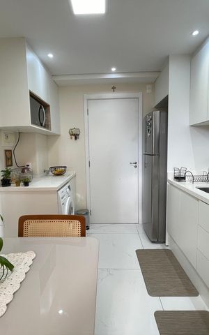 Apartamento à venda com 35m², 2 quartos e sem vaga Apartamento à venda com 35m², 2 quartos e sem vagaCozinha e Área de Serviço