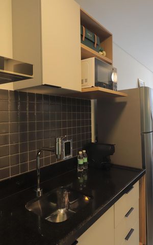 Studio à venda com 20m², 1 quarto e sem vagaCozinha